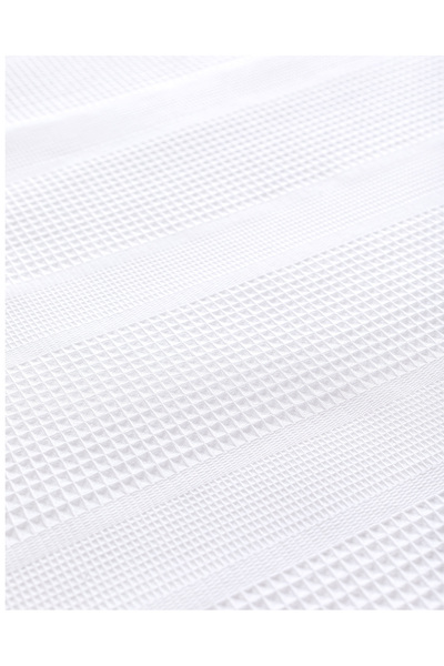 Madame Coco Mathilda Single 100% Cotton Karde Plain Pique - White