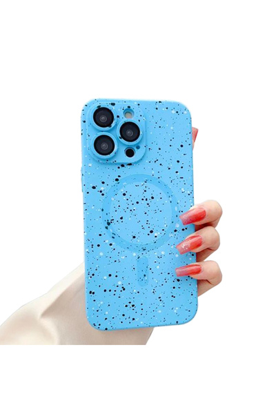 REDz Accessories Husă Soft Dots, Magsafe, compatibilă cu iPhone 14 Pro, Punct...