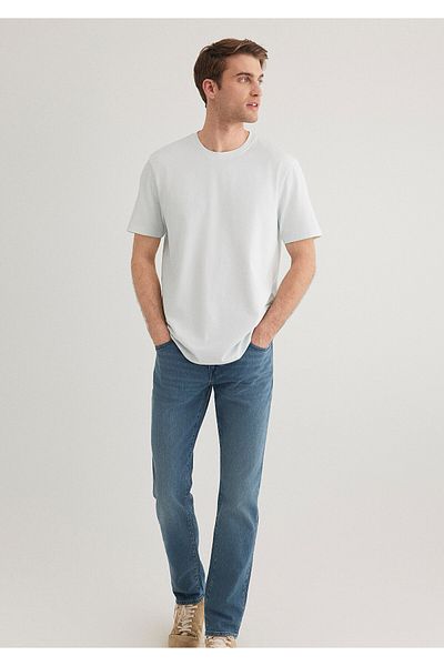 Mavi Stretch Open Basic T-Shirt Regular Fit / Normale Passform 0610252 -70793