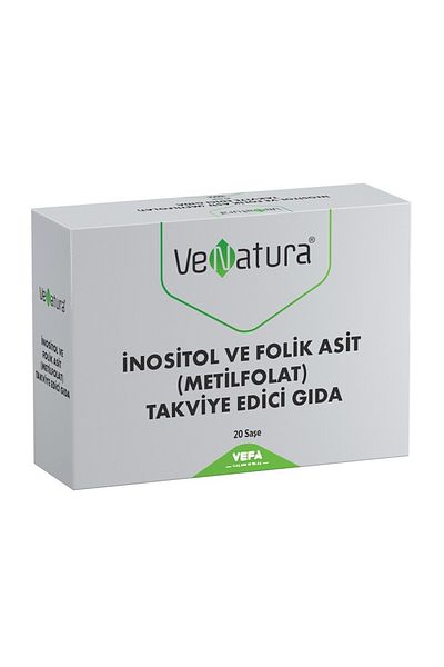 VeNatura Inositol and Folic Acid (Methylfolate) Food Supplement 20 Sachets