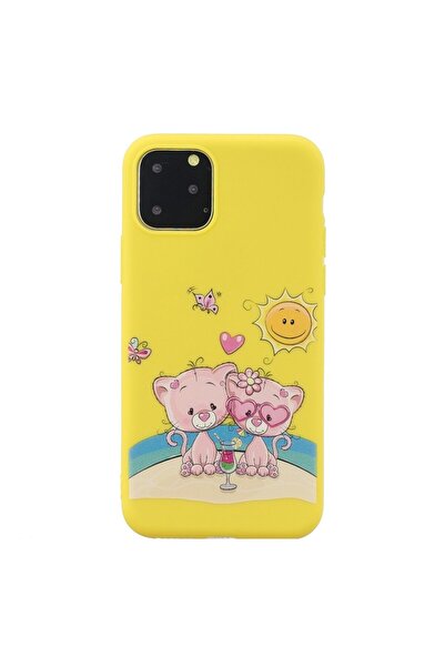 REDz Accessories Carcasă cu design Lovers Bear, compatibilă cu iPhone 11 Pro,...
