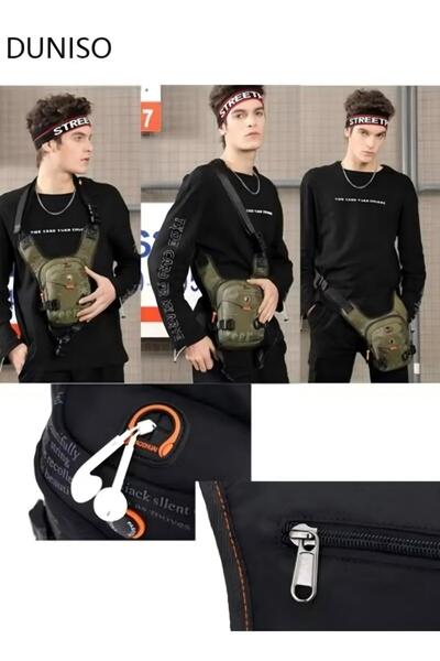 Generic DUNISO Multifunction Drop Leg Bag For Men and Women Panel Utility Waist Bag