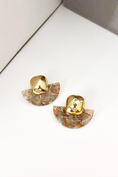 New Obsessions Colorful Semicircle Women's Earrings