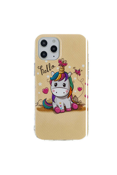 REDz Accessories Силиконов калъф за iPhone 12 Pro Max, модел Sweet Unicorn, с...
