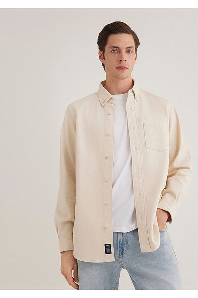 Mavi Jayden Clasik Ecru Jeans Shirt Regular Fit / Normal Cut