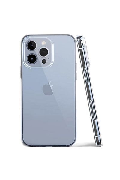 REDz Accessories Carcasă simplă, compatibilă cu iPhone 13 Pro, silicon, transparentă