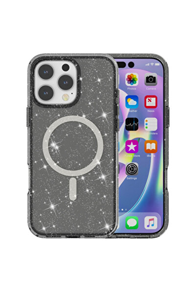 REDz Accessories Θήκη Shine Armor MagSafe, Ενσωματωμένο Glitter, Για iPhone 1...