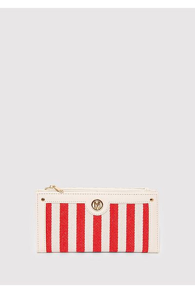 Mavi Red Striped Wallet 1913131 -10076