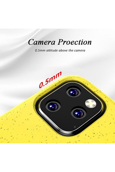 REDz Accessories Carcasă pentru iPhone 11 Pro Max, albastru închis, material TPU semi-moale, seria Starry, model cu paie