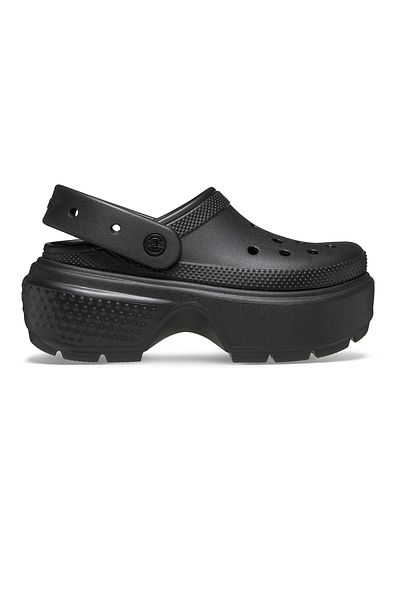 Crocs 209347 -001 Μαύρες παντόφλες Stomp Clog