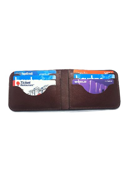 yavuz deri Real Leather Sports Wallet
