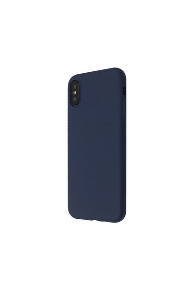 REDz Accessories X-level Thin Membrane Case, Silicone, Compatible With Iphone Xs Max, Navy Blue