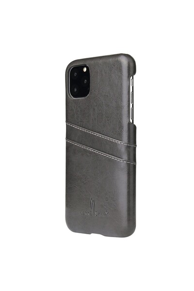 REDz Accessories Husă Fierre Shann, compatibilă cu iPhone 11 Pro, neagră, pie...