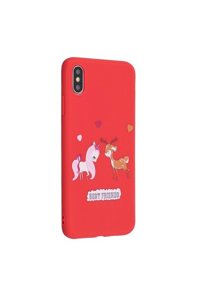 REDz Accessories Carcasă cu design Animal Lovers, compatibilă cu iPhone XS Ma...
