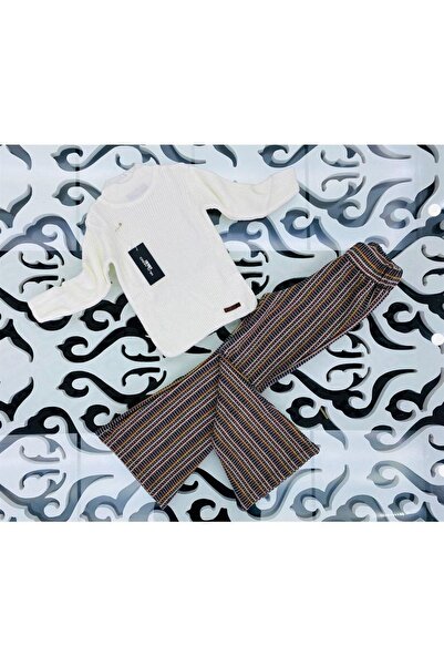 Hilal Akıncı Kids Knitwear Sweater and Glitter Pants