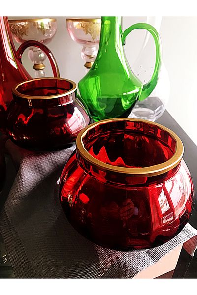 DECOSTYLE Snack Bowl Red Color Small 2 Pcs
