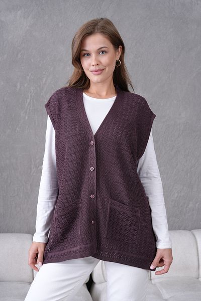 Lamierra Knitwear Plus Size Mother Seasonal Vest