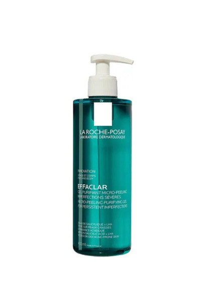La Roche Posay جل منظف ومطهر من إيفاكلار مايكرو بيلينج للبشرة الدهنية والمعرض...