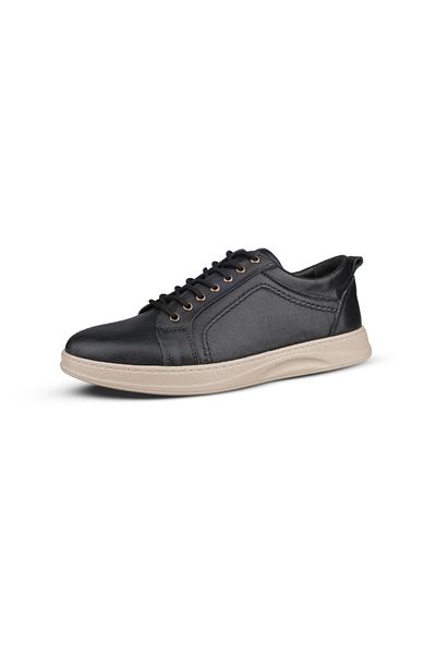 M.P. Men's daily shoes - black, leather