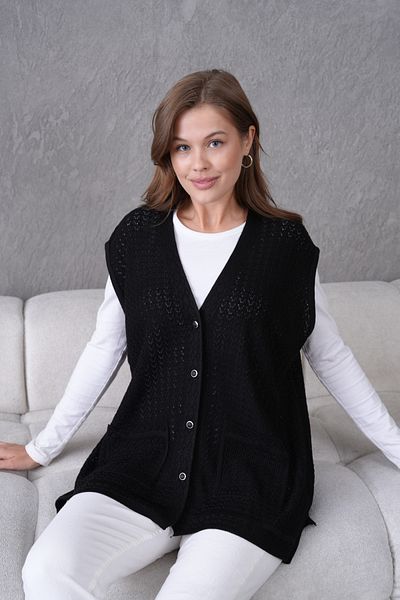 Lamierra Knitwear Plus Size Mother Seasonal Vest