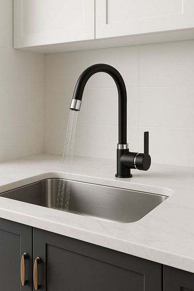 RUDİ ARMATÜR 360 °   Rotary Body Brass Material Luxury Kitchen Faucet
