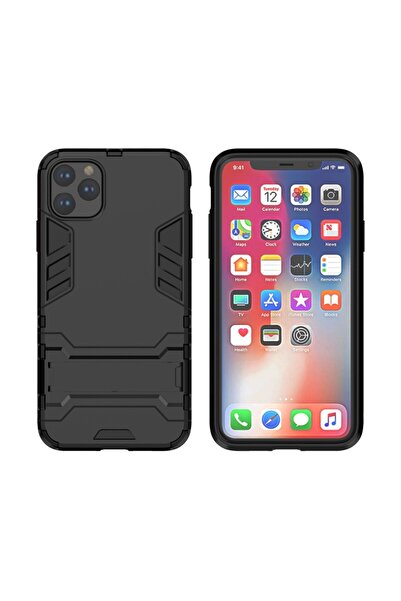 REDz Accessories Husă de protecție, compatibilă cu iPhone 11 Pro, neagră, cu ...
