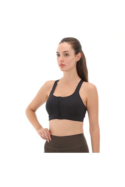 adidas It2403-k Tlrdım L Hs Zip - Μαύρο γυναικείο μπουστάκι