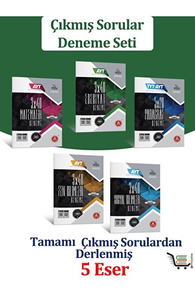 HizliKitapAl. AYT Çıkmış Sorular Deneme Seti