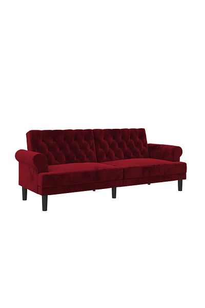 Lazy Vibes Nova | 2 In 1 Sofabed Linen Upholstered - 212x84x82٫5 - Burgundy