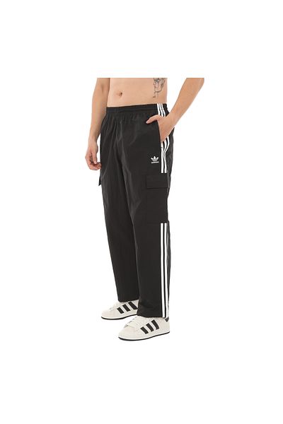 adidas Ανδρικό μαύρο φούτερ adidas 3S Cargo Pant - HR3364-E