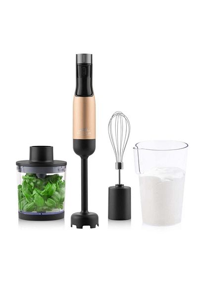 ETA Mano 3219 90020 Hand Blender, 1000 W, 9 Speeds, Lcd Display, Black-Gold