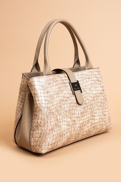 VOSTRO Handmade Italian Style 100% Real Genuine Leather Women's Long Strap Handbag - Vostro20213