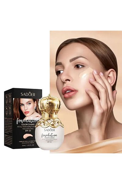 SADOER Makeup Liquid Concealer Long-lasting Moisturizing Foundation Skin Color - 30ml