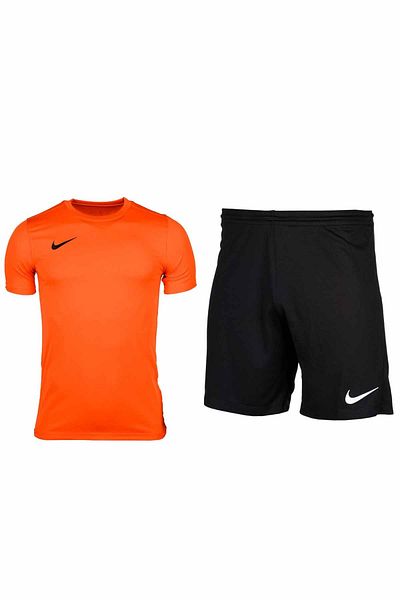 Nike طقم شورت رجالي تي شيرت PRK25 V-1 Dri Fit Cloth للتدريب اليومي في صالة الألعاب الرياضية