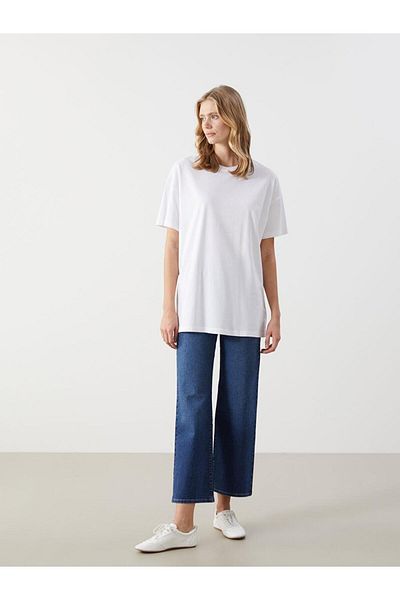 LC Waikiki Tricou de damă oversize cu gât crew