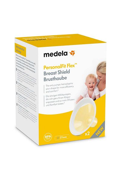 Medela - NEW PersonalFit Flex Breast Shield (Pack of 2) - Large