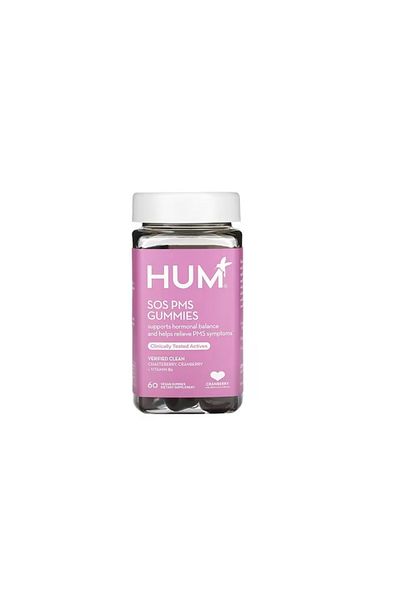 HUM Hormone Balance Support Gummies&Relief from PMS Symptoms&Mood,Vegan,Gluten-Free,No Artificial Colors