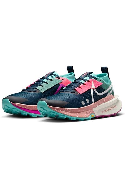 Nike Zoom X Zegama Trail 2 Vibram Non-Slip Sole Fd5191-Fd5190 Unisex Sports Shoes Dark Blue