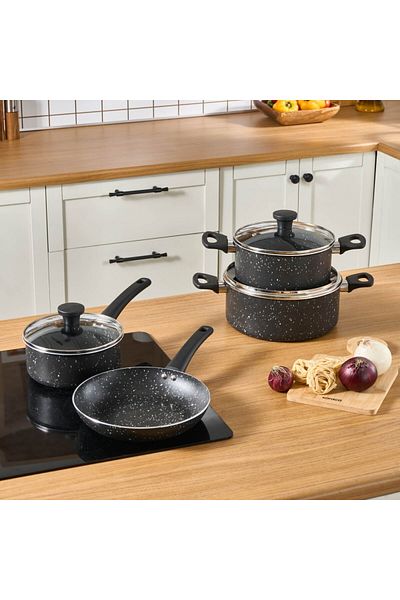Karaca Cookplus Aura Roller 7-teiliges Kochgeschirr-Set