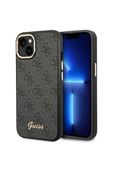 REDz Accessories Θήκη Guess για iPhone 13/14/15, Συλλογή 4G Stripe, Μαύρη