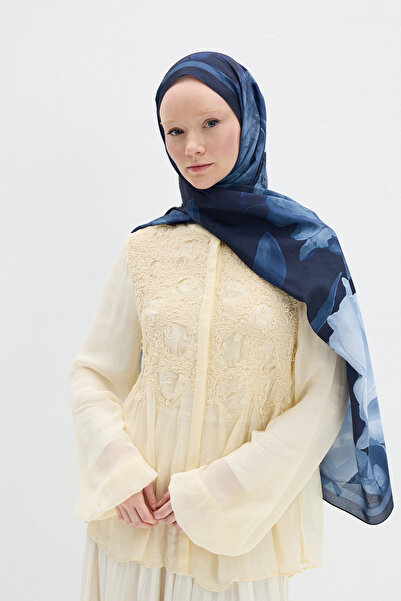 Genel Markalar Scarf Lotus Soft şal Collection - Lacivert