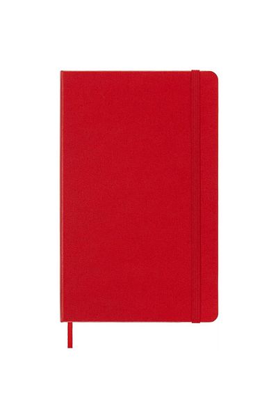 Moleskine Caiet de dimensiuni mari, roșu, cu 240 de pagini