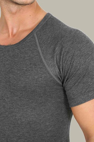 ERDEM İÇ GİYİM Erdem Anthracite Thermal Underwear Half Sleeve Μπλουζάκι 1481
