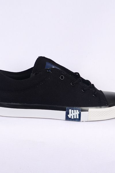 Pierre Cardin 9401 Casual Men's Black Linen Converse Sports Shoes