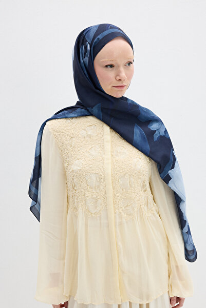 Genel Markalar Scarf Lotus Soft şal Collection - Lacivert