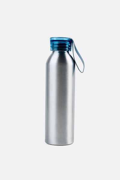 Muy Mucho Drinking Water Bottle To Go 650 Ml, Silver