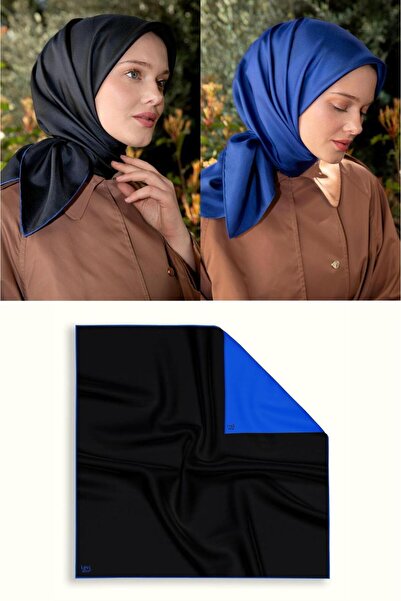 Elit Scarf وشاح حريري من نسيج التويل مزدوج الجوانب