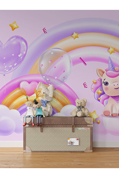 dreamwall Unicorn Temalı  Duvar Kağıdı -Isı ve Ses Yalıtımı Yırtılmaz