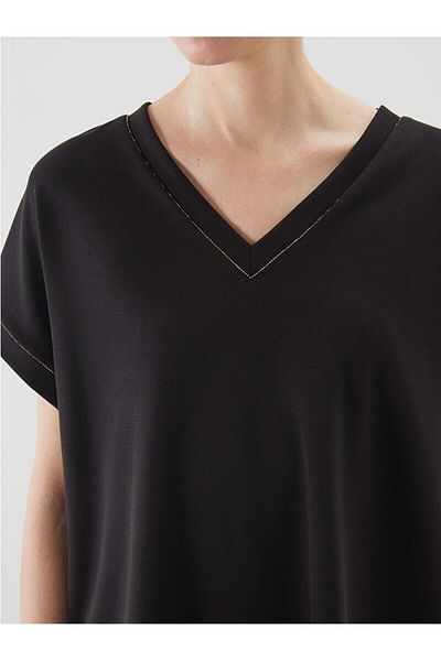 LC Waikiki Γυναικείο μπλουζάκι LCW V-Neck Oversize