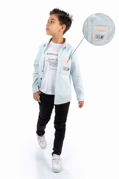 s.t. sebat tekstil Штани, футболка, 3 предмети, бавовняний комплект для хлопч...